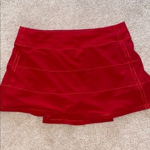 Brand new lululemon red skirt
